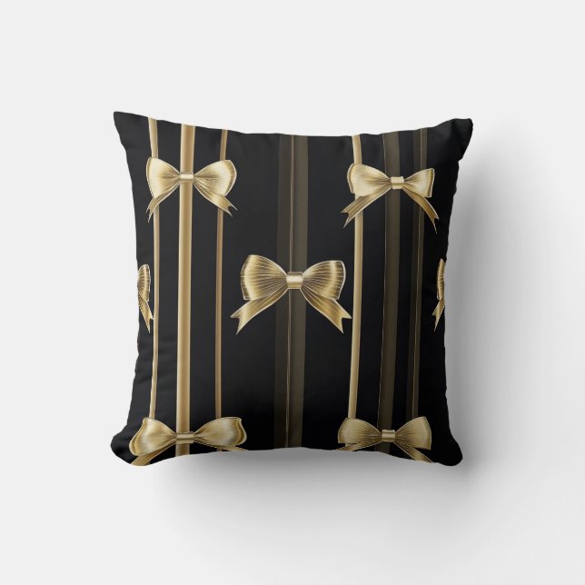 Golden Bow Charm Pillow Kussen (Voorkant)