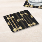 Golden Bow Elegance Onderzetter (Schuin)