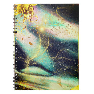 Golden Bow Spiral Notitieboek