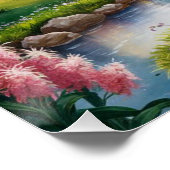 Golden Boy door de Stream Schilderij Glossy Poster (Hoek)