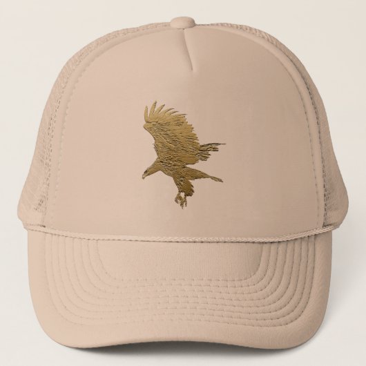 "Golden Boy" Eagle giften Trucker Pet (Voorkant)