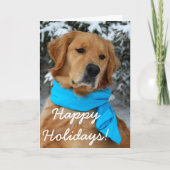 Golden Boy Feestdagen Kaart (Voorkant)