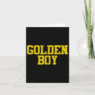 Golden Boy Good Luck Charm beroemd gemaakt door Sk Kaart