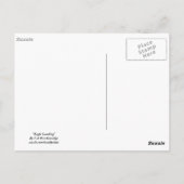 "Golden Boy" Landing Eagle Gold Foil-effect Art Briefkaart (Achterkant)