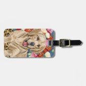 Golden Boy Retriever Bagagelabel (Voorkant horizontaal)