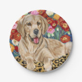 Golden Boy Retriever Papieren Bordje (Voorkant)