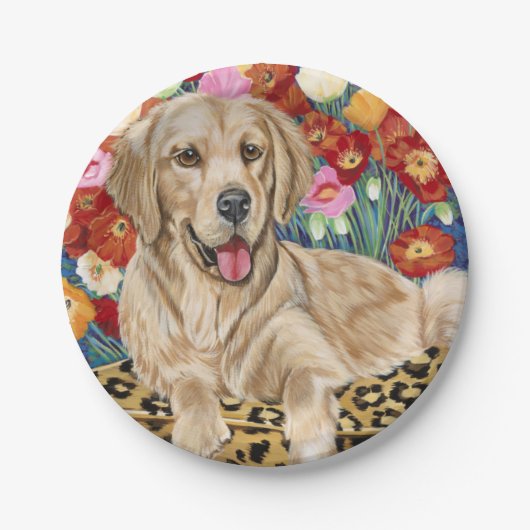 Golden Boy Retriever Papieren Bordje (Voorkant)