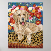 Golden Boy Retriever Poster (Voorkant)