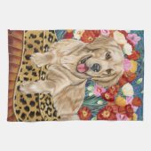 Golden Boy Retriever Theedoek (Horizontaal)