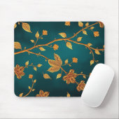 Golden Branches Elegance Mouse Pad Muismat (Met muis)