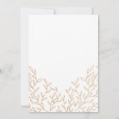 Golden Branches Wedding Design Lavander Save The Date (Achterkant)
