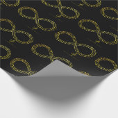 Golden Brass Infinity Hearts Cadeaupapier (Hoek)