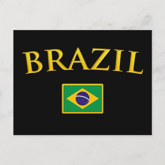 Golden Brazilië Briefkaart (Voorkant)