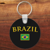 Golden Brazilië Sleutelhanger (Voorkant)