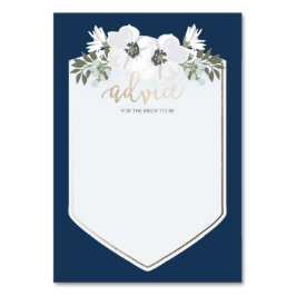 Golden Bride Advice Card Kaart