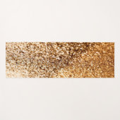 Golden Bright Bokeh Glitter Yoga Mat (Voorkant (horizontaal))