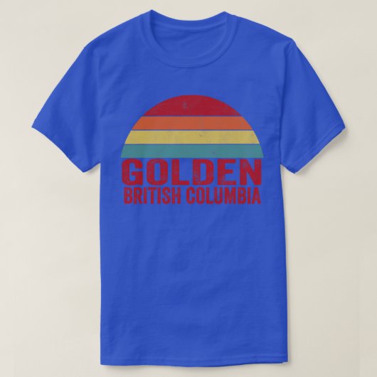 Golden British Columbia 1 T-shirt (Design voorkant)