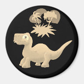 Golden Brontosaurus Magnet (Voorkant)