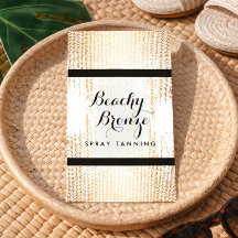 Golden Bronze Confetti Stippen Spray Tanning Salon