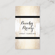 Golden Bronze Confetti Stippen Spray Tanning Salon