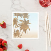 Golden Bronze Palms Beach Ombre Palm Trees Chic Servet (Insitu)