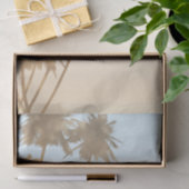 Golden Bronze Palms Beach Ombre Palm Trees Chic Tissuepapier (Geschenk)