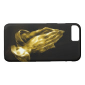 Golden bronzen biddende handen Case-Mate iPhone case (Achterkant (Horizontaal))