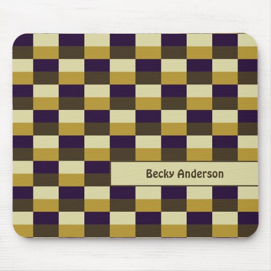 Golden Brown Color Combination Muismat (Voorkant)