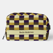 Golden Brown Color Combination Toilettasje (Achterkant)