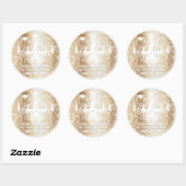 Golden Brown  Damask Chandelier Stickers (Vel)
