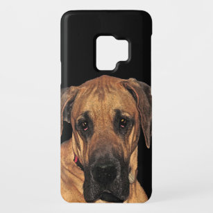 Golden Brown Great Dane Dog Galaxy S9 Hoesje