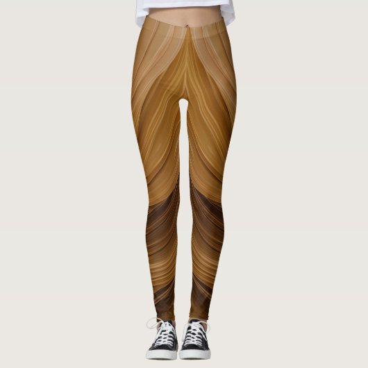 Golden Brown Leggings (Voorkant)