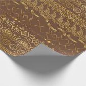 Golden Brown Mandala Cadeaupapier (Hoek)