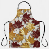 Golden Brown Maple Leaf Pattern Schort (Voorkant)