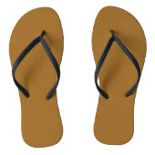 Golden Brown Teenslippers (Voetbed)