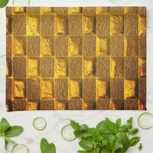 Golden Brown Theedoek (Gevouwen)