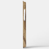 Golden Brown Wood Grain Case-Mate iPhone Case (Achterkant / Links)