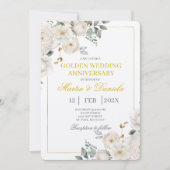 Golden bruiloft kaart (Voorkant)