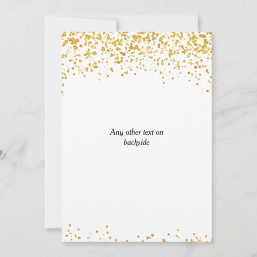 Golden bruiloft kaart (Achterkant)