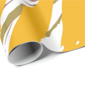 Golden Brush Elegance Cadeaupapier (Rol Hoek)