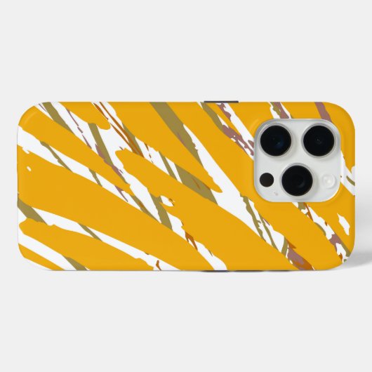 Golden Brush Elegance Case-Mate iPhone Case (Achterkant (horizontaal))