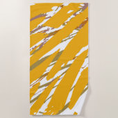 Golden Brush Elegance Strandlaken (Voorkant)