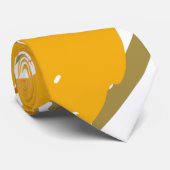 Golden Brush Elegance Stropdas (Opgerold)