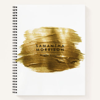 Golden Brush Folie Notitieboek