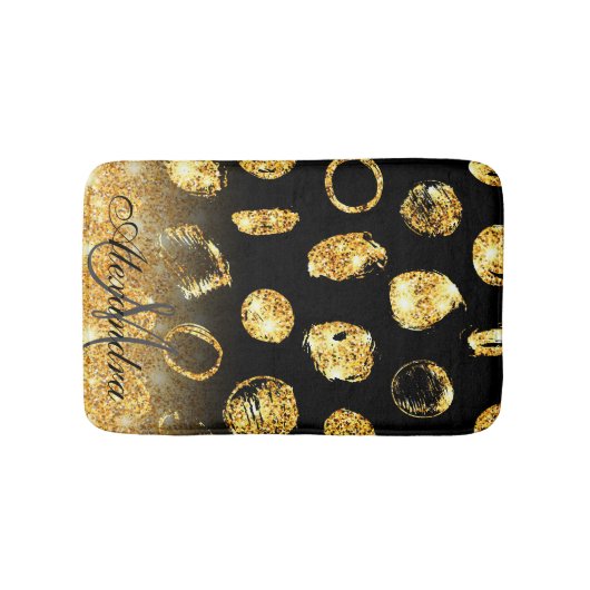 Golden Brush Stippen Badmat (Voorkant)