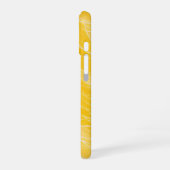 Golden Brushstrokes Phone Case iPhone 16 Hoesje (Linkerkant)