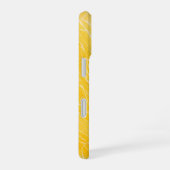 Golden Brushstrokes Phone Case iPhone 16 Hoesje (Rechterkant)