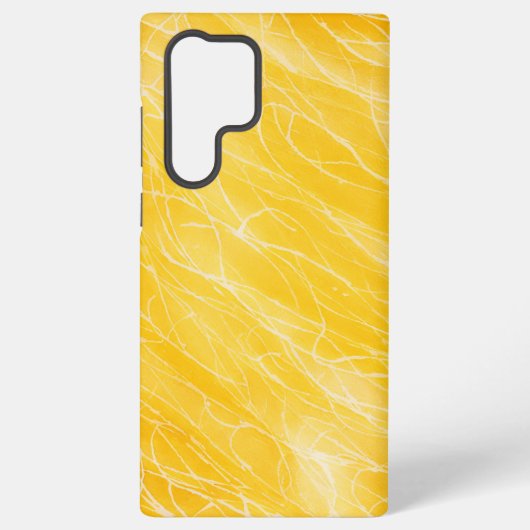 Golden Brushstrokes Phone Case Samsung Galaxy Hoesje (Achterkant)