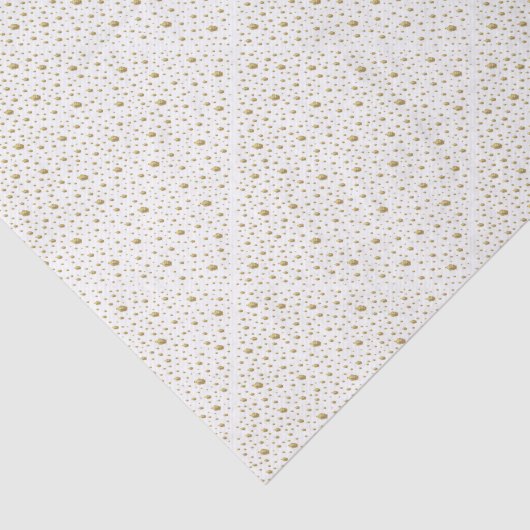 golden budda in wit tissuepapier (Detail)