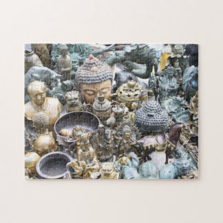 Golden Buddahs Foto Puzzle Legpuzzel